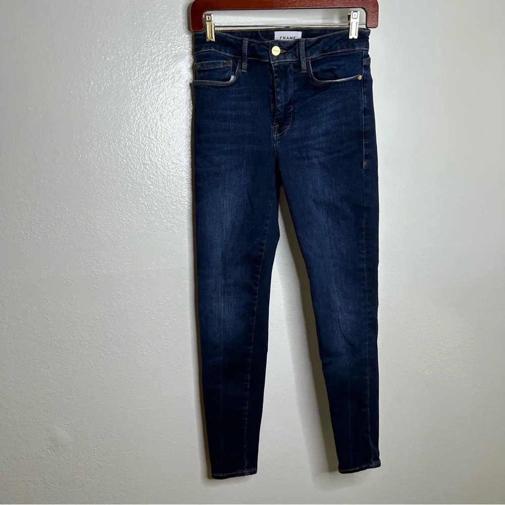 FRAME Denim Le One Skinny Jean High Rise in Kodak (Fits 25-29) - Picture 3 of 11